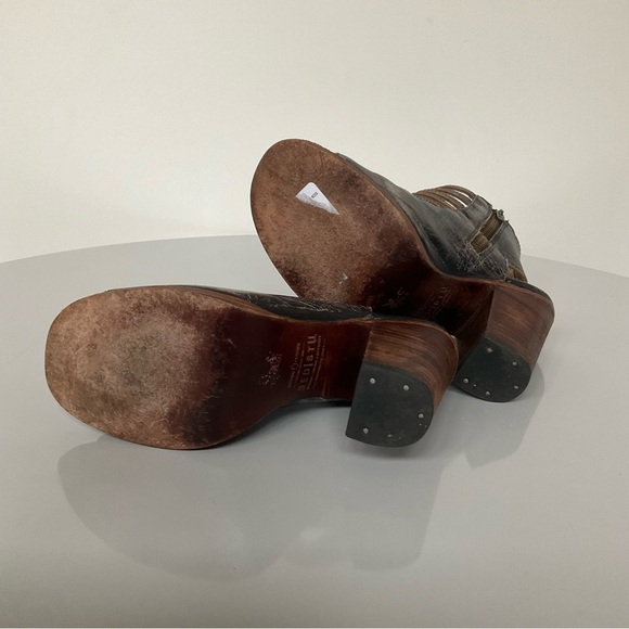 Bed Stu Distressed Leather Platform Sandals. Size 8 EUC - Picture 10 of 10